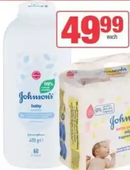 SuperSpar Johnson's Baby Powder offer