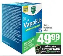SuperSpar Vicks VapoRub offer