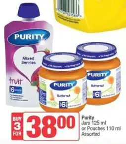 SuperSpar Purity Jars or Pouches Assorted offer