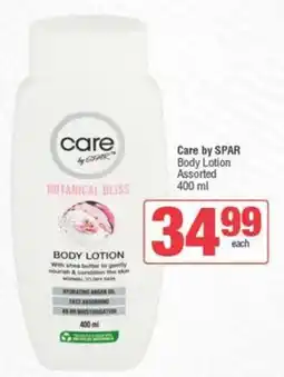 SuperSpar Care by SPAR Body Lotion Assorted offer