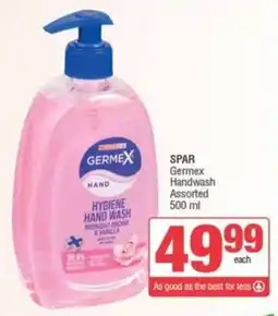 SuperSpar SPAR Germex Handwash Assorted offer