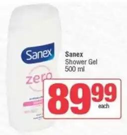 SuperSpar Sanex Shower Gel offer