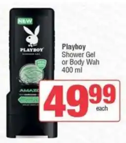 SuperSpar Playboy Shower Gel or Body Wash offer