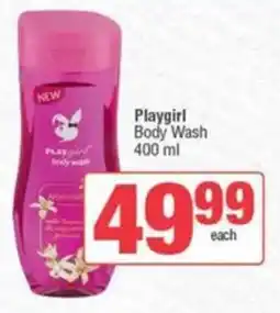 SuperSpar Playgirl Body Wash offer