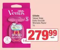 SuperSpar Gillette Venue Snap Extra Smooth Womens Razor offer