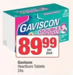 SuperSpar Gaviscon Heartburn Tablets offer