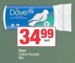 SuperSpar Dove Cotton Rounds offer