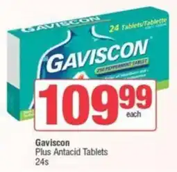 SuperSpar Gaviscon Plus Antacid Tablets offer