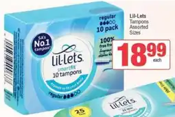 SuperSpar Lil-Lets Tampons Assorted offer