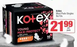 SuperSpar Kotex Maxi Pads Singles offer