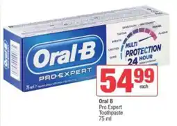 SuperSpar Oral B Pro Expert Toothpaste offer