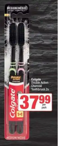 SuperSpar Colgate Double Action Charcoal Toothbrush offer