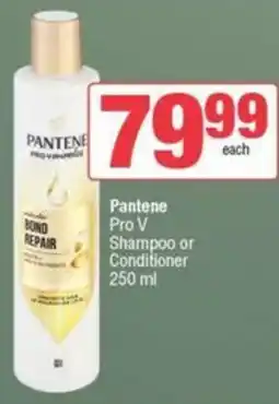 SuperSpar Pantene Pro V Shampoo or Conditioner offer