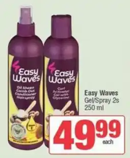 SuperSpar Easy Waves Gel/ Spray offer