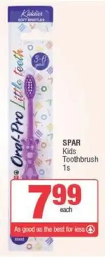 SuperSpar SPAR Kids Toothbrush offer