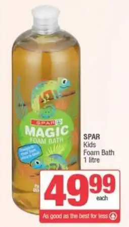 SuperSpar SPAR Kids Foam Bath offer