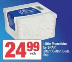 SuperSpar Little Munchkins by SPAR Infant Cotton Buds offer