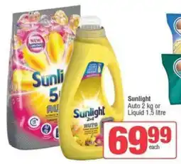 SuperSpar Sunlight Auto or Liquid offer