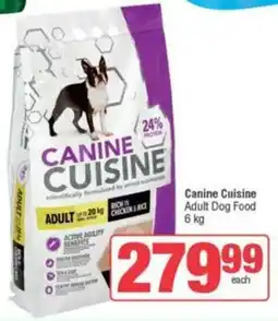 SuperSpar Canine Cuisine Adult Dog Food offer