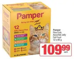 SuperSpar Pamper Fine Cuts Assorted Jelly Cat Food offer