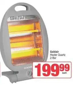 SuperSpar Goldair Heater Quartz 2-Bar offer