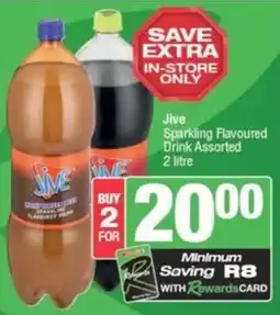 SuperSpar Jive Sparkling Flavoured Drink Assorted offer