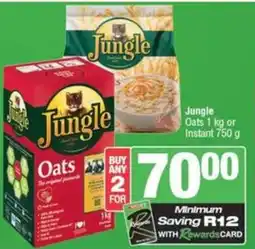 SuperSpar Jungle Oats or Instant offer