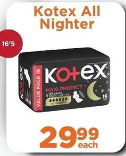 Check Star Kotex All Nighter offer