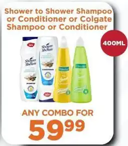 Check Star Shower to Shower Shampoo or Conditioner or Palmolive Shampoo or Conditioner offer