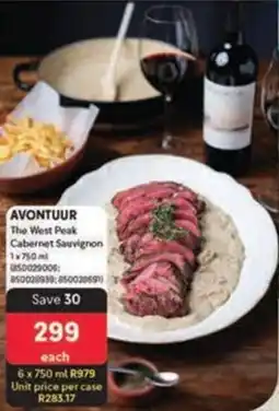 Makro AVONTUUR The West Peak Cabernet Sauvignon offer