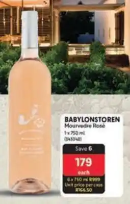 Makro BABYLONSTOREN Mourvedre Rosé offer