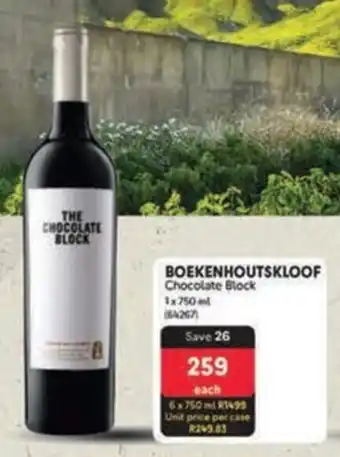 Makro BOEKENHOUTSKLOOF Chocolate Block offer