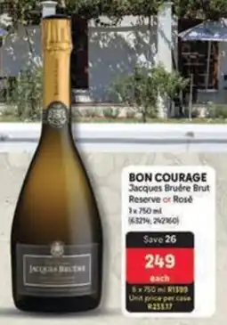 Makro BON COURAGE Jacques Bruere Brut Reserve or Rosé offer