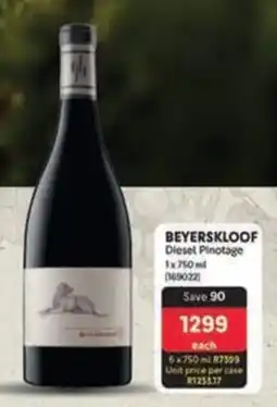 Makro BEYERSKLOOF Diesel Pinotage offer