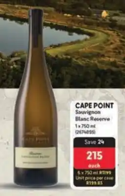 Makro CAPE POINT Sauvignon Blanc Reserve offer