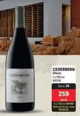 Makro CEDERBERG Shiraz offer