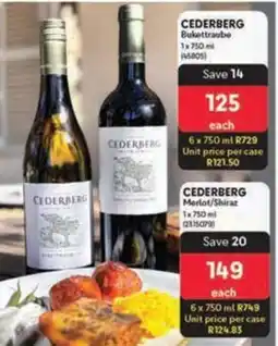 Makro CEDERBERG Merlot/ Shiraz offer