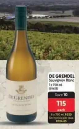 Makro DE GRENDEL Sauvignon Blanc offer