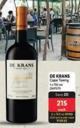 Makro DE KRANS Cape Tawny offer