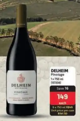 Makro DELHEIM Pinotage offer