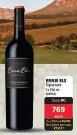 Makro ERNIE ELS Signature offer