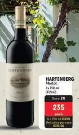 Makro HARTENBERG Merlot offer