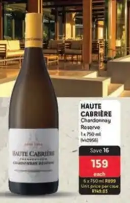 Makro HAUTE CABRIÈRE Chardonnay Reserve offer