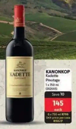 Makro KANONKOP Kadette Pinotage offer