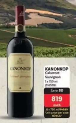 Makro KANONKOP Cabernet Sauvignon offer