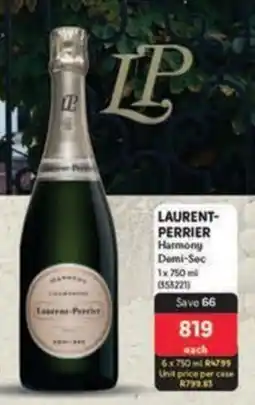 Makro LAURENT-PERRIER Harmony Demi-Sec offer