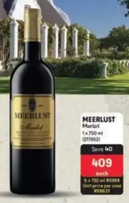 Makro MEERLUST Merlot offer