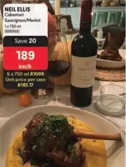 Makro NEIL ELLIS Cabernet Sauvignon/ Merlot offer
