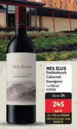 Makro NEIL ELLIS Stellenbosch Cabernet Sauvignon offer