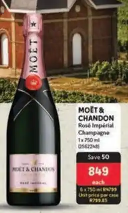 Makro MOET & CHANDON Rosé Impérial Champagne offer